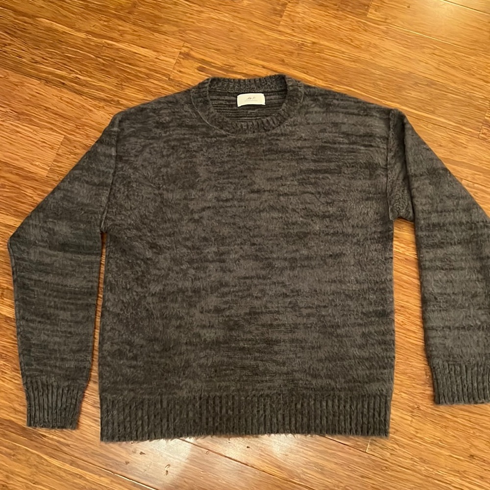 Mr. Porter surplus wool-blend sweater in grey